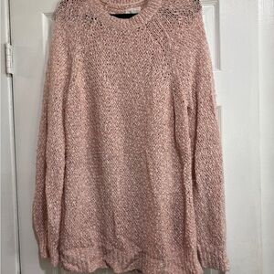 Cozy Pink Knit Sweater Lou and Grey